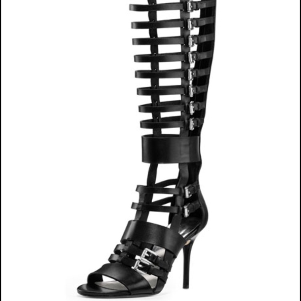 Michael Kors Wesley Sandlas - Open Toe Boots - Gladiator Heels